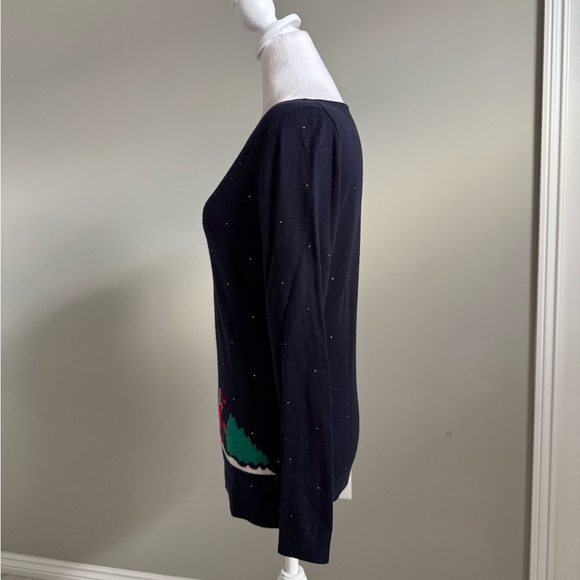 Talbots Santa Christmas Holiday Sweater - Picture 3 of 8